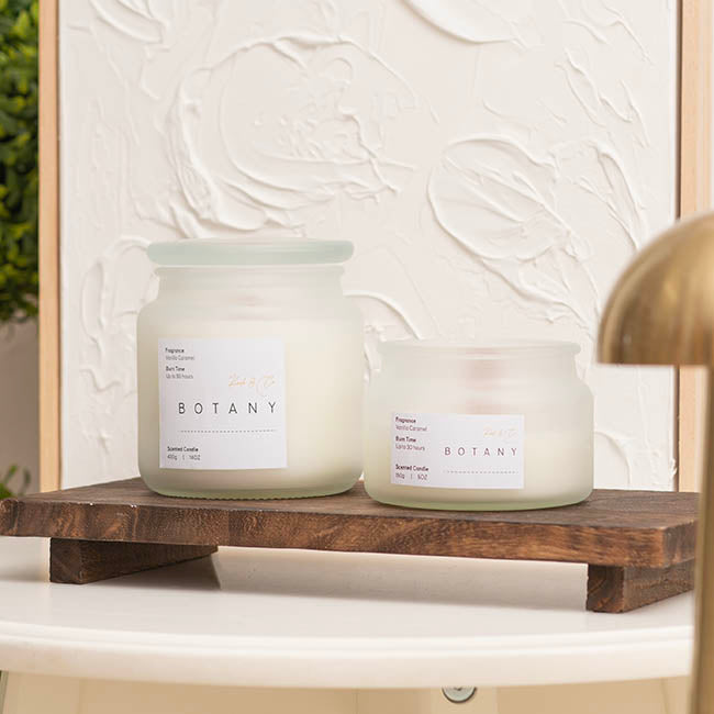 Scented Candle Botany Jar Vanilla Caramel (150g)