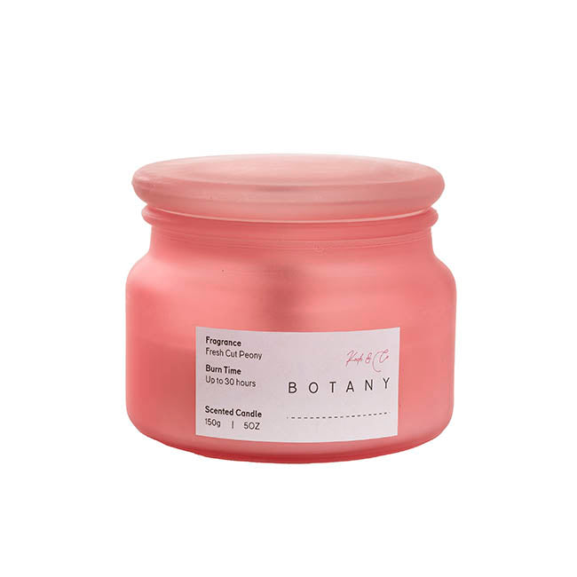 Scented Candle Botany Jar Fresh Cut Peony (150g)