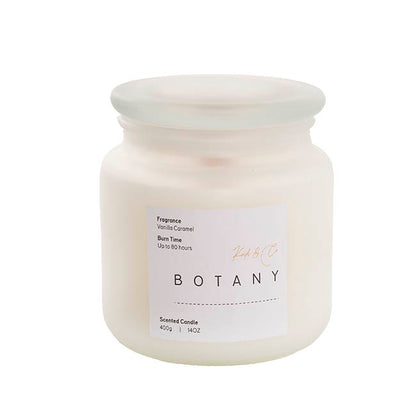 Scented Candle Botany Jar Vanilla Caramel (400g)