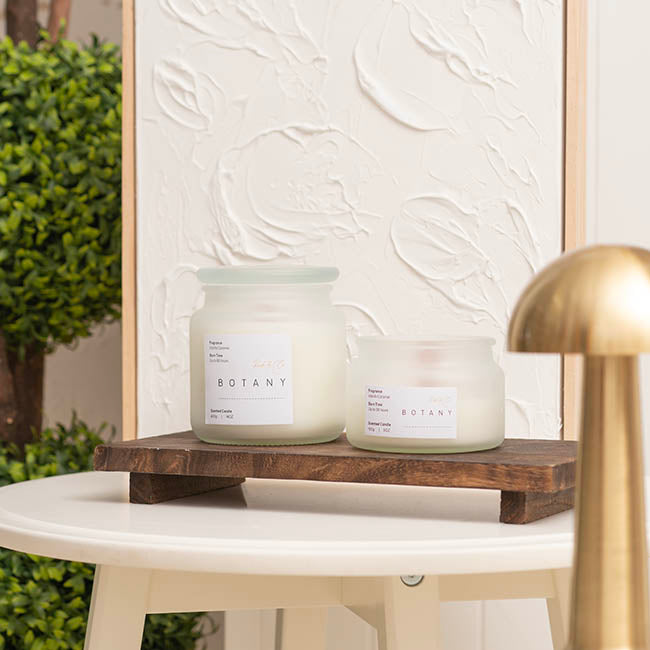 Scented Candle Botany Jar Vanilla Caramel (400g)