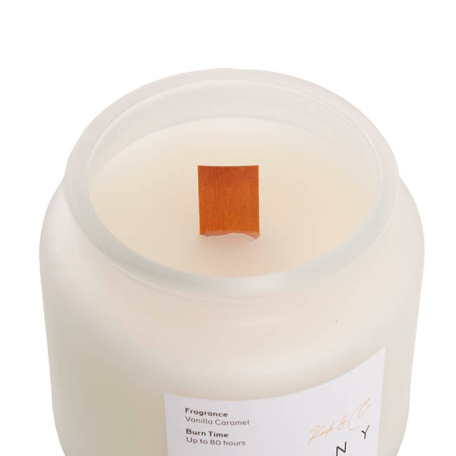 Scented Candle Botany Jar Vanilla Caramel (400g)