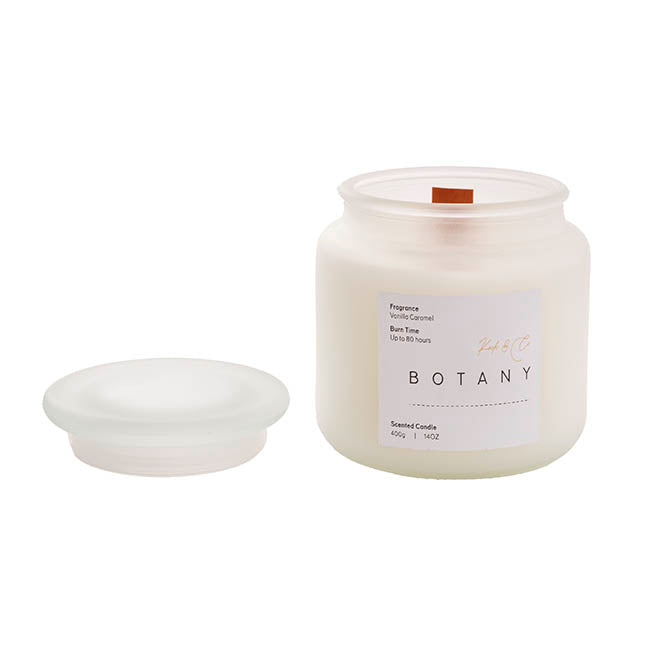 Scented Candle Botany Jar Vanilla Caramel (400g)
