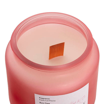 Scented Candle Botany Jar Fresh Cut Peony (400g)