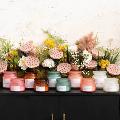 Scented Candle Botany Jar Fresh Cut Peony (400g)