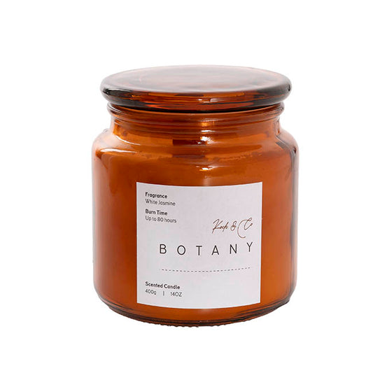 Scented Candle Botany Jar White Jasmine (400g)