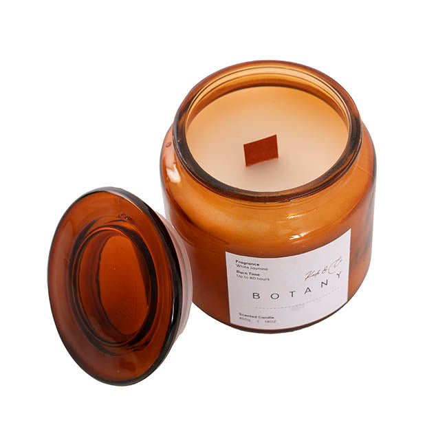 Scented Candle Botany Jar White Jasmine (400g)