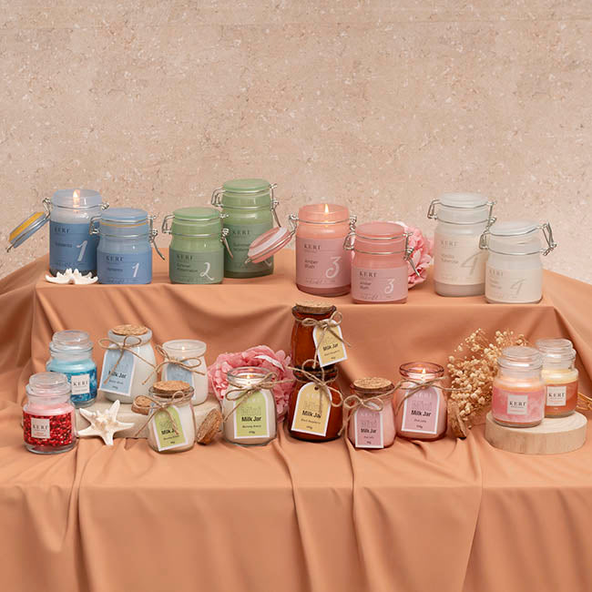 Scented Candle Honey Jar Gardenia (6.5Dx9cmH) 120g