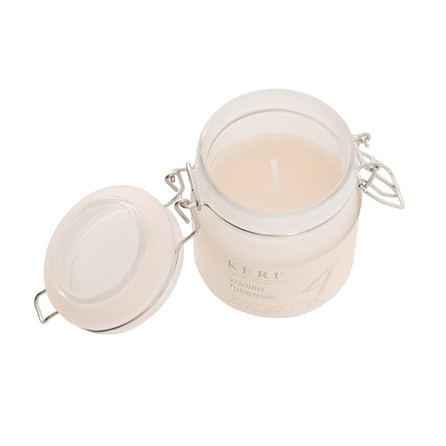 Scented Candle Honey Jar Vanilla Tuberose (6.5Dx9cmH) 120g