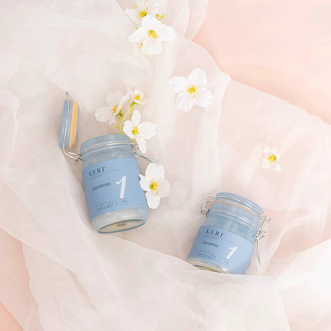Scented Candle Honey Jar Gardenia (6.5Dx12cmH) 200g