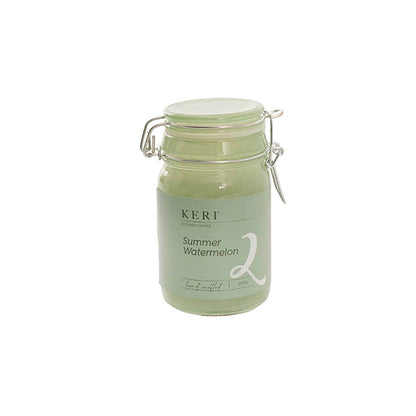 Scented Candle Honey Jar Summer Watermelon (6.5Dx12cmH) 200g