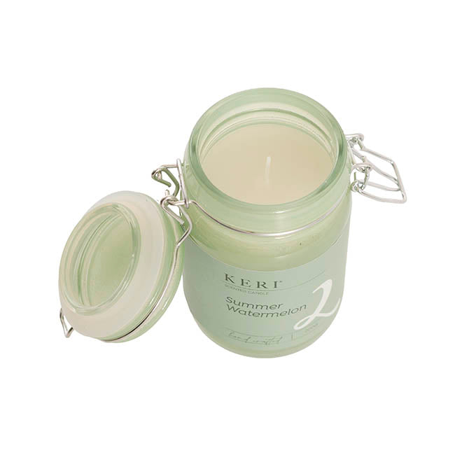Scented Candle Honey Jar Summer Watermelon (6.5Dx12cmH) 200g