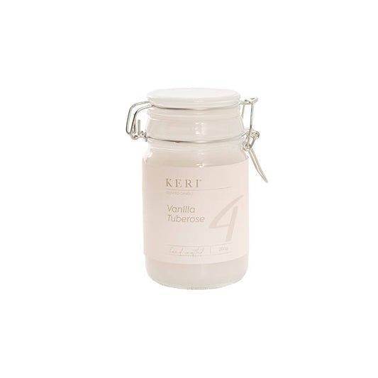 Scented Candle Honey Jar Vanilla Tuberose (6.5Dx12cmH) 200g