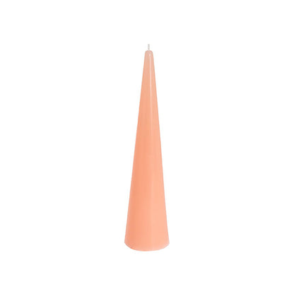 Fleur Cone Candle Peach (6.5x25cmH)