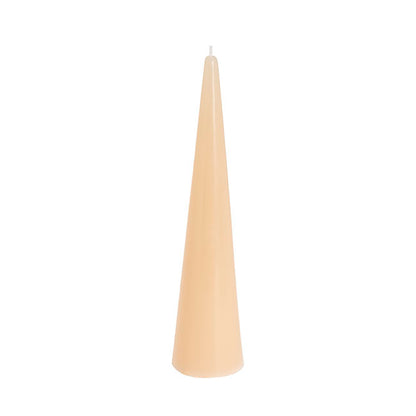 Fleur Cone Candle Nude (7x30cmH)
