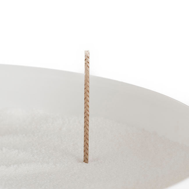 Crystal Natural Candle Sand Wax with 20 Wicks White (500g)