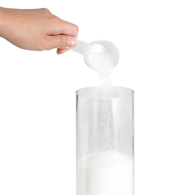 Crystal Natural Candle Sand Wax with 20 Wicks White (500g)