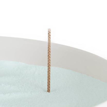Crystal Natural Candle Sand Wax with 40 Wicks Aqua (1kg)