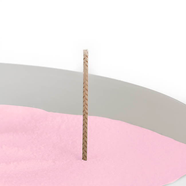 Crystal Natural Candle Sand Wax with 40 Wicks Soft Pink 1kg