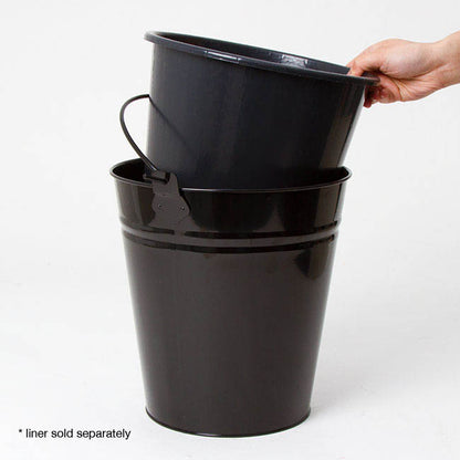 Flower Display Vase 4.5L Black (23cmDx25cmH)