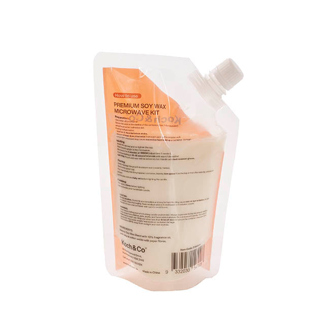 Premium Soy Candle Microwave Kit Amber Petal (450ml)