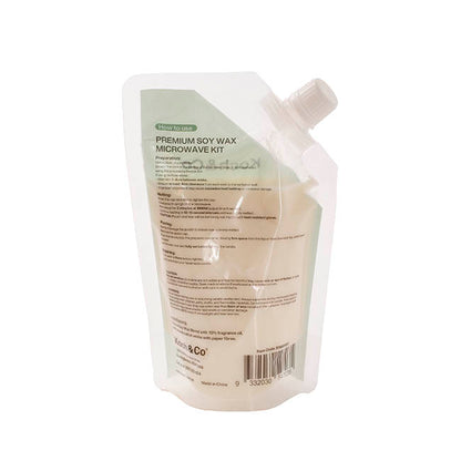 Premium Soy Candle Microwave Kit Citrus Fleur (450ml)