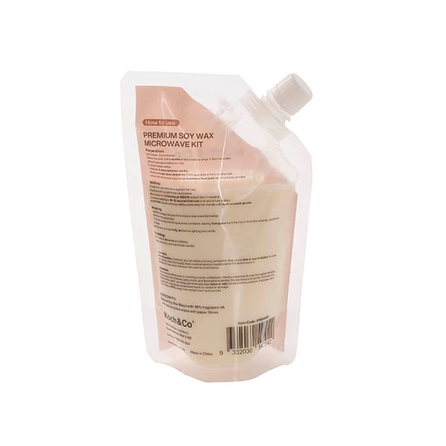 Premium Soy Candle Microwave Kit Sandal Wood (450ml)