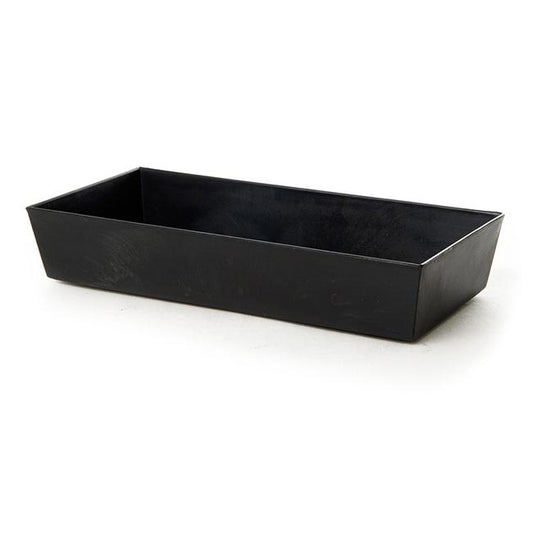 Tray Plastic Rectangle (27x13x5cmH) Black