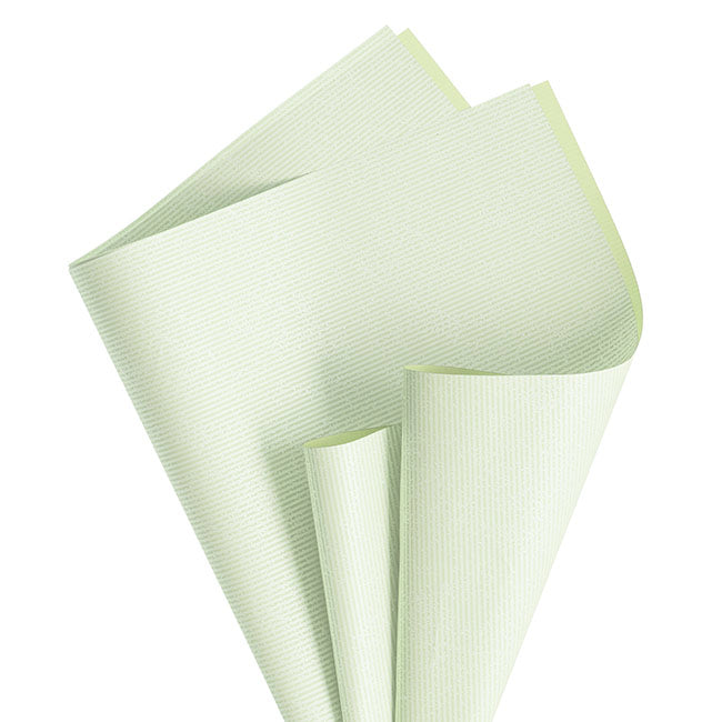 Cello Regal Classic Stripes 65mic Mint (50x70cm) Pack 100