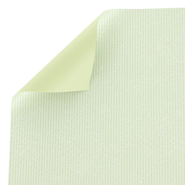 Cello Regal Classic Stripes 65mic Mint (50x70cm) Pack 100