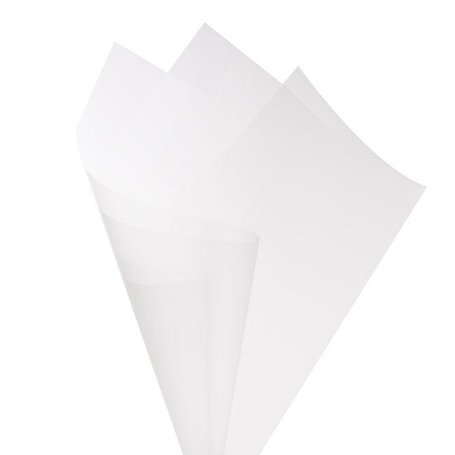 Cello Frosted 50mic Clear Pack 100 (50x70cm)