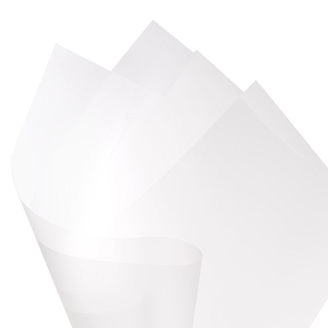 Cello Frosted 50mic Clear Pack 100 (50x70cm)