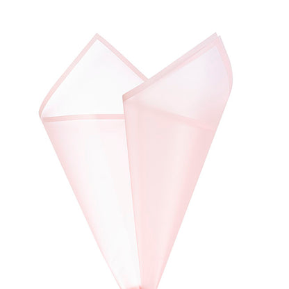 Cello Frosted Hue with Border 50mic Pink Pk100 (60x60cm)