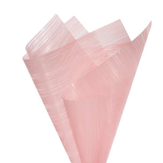 Frosted Cello 50mic Designer Stripes Pink Pk100 (50x70cm)