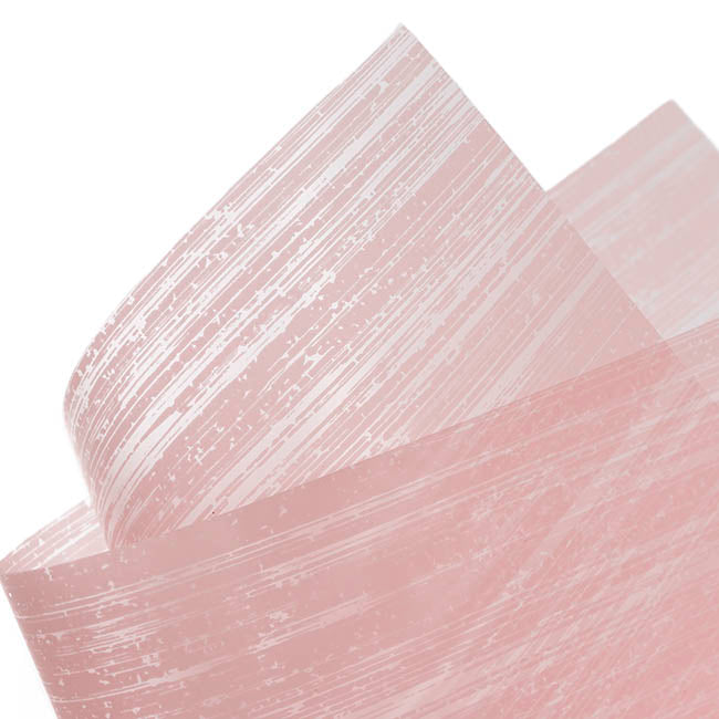 Frosted Cello 50mic Designer Stripes Pink Pk100 (50x70cm)