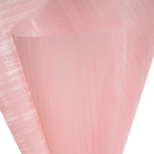 Frosted Cello 50mic Designer Stripes Pink Pk100 (50x70cm)