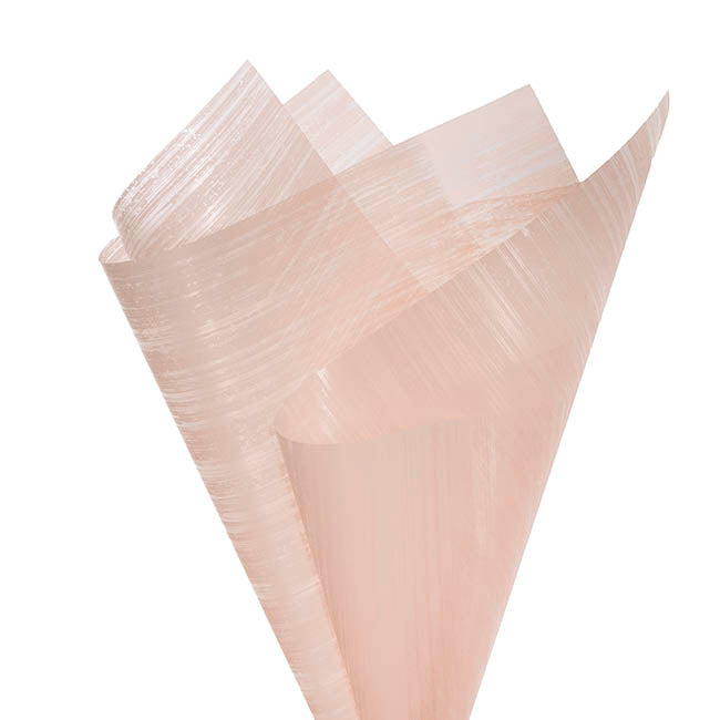 Frosted Cello 50mic Designer Stripes Blush Pk100 (50x70cm)