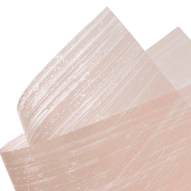Frosted Cello 50mic Designer Stripes Blush Pk100 (50x70cm)