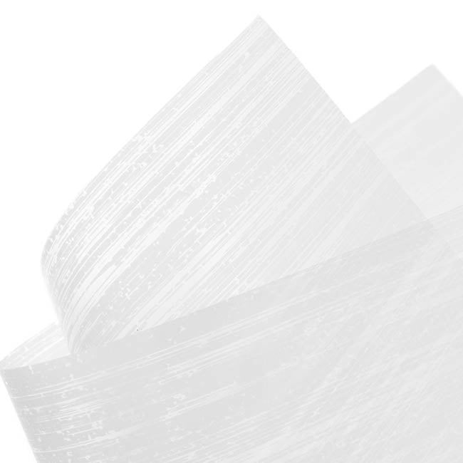 Frosted Cello 50mic Designer Stripes White Pk100 (50x70cm)