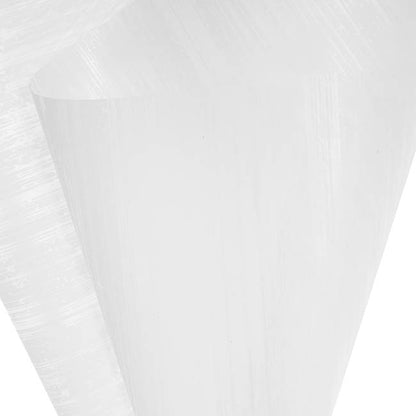 Frosted Cello 50mic Designer Stripes White Pk100 (50x70cm)