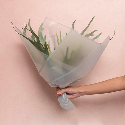 Cello Frosted Hue Silhouette 50mic Ash Grey Pk100 (50x70cm)