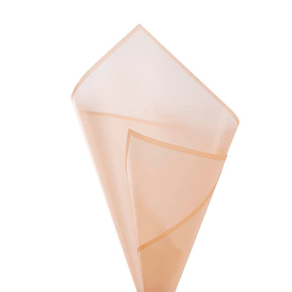 Cello Frosted Hue Silhouette 50mic Apricot Pk100 (50x70cm)