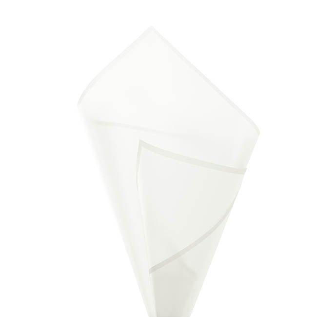 Cello Frosted Hue Silhouette 50mic White Pk100 (50x70cm)