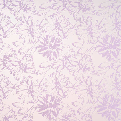 Cello Frosted 40mic Chrysanthemums Lavender Pk100 (50x70cm)