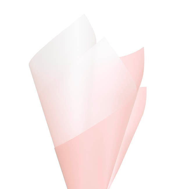 Cello Frosted 50mic Ombre Effect Light Pink Pk100 (50x70cm)