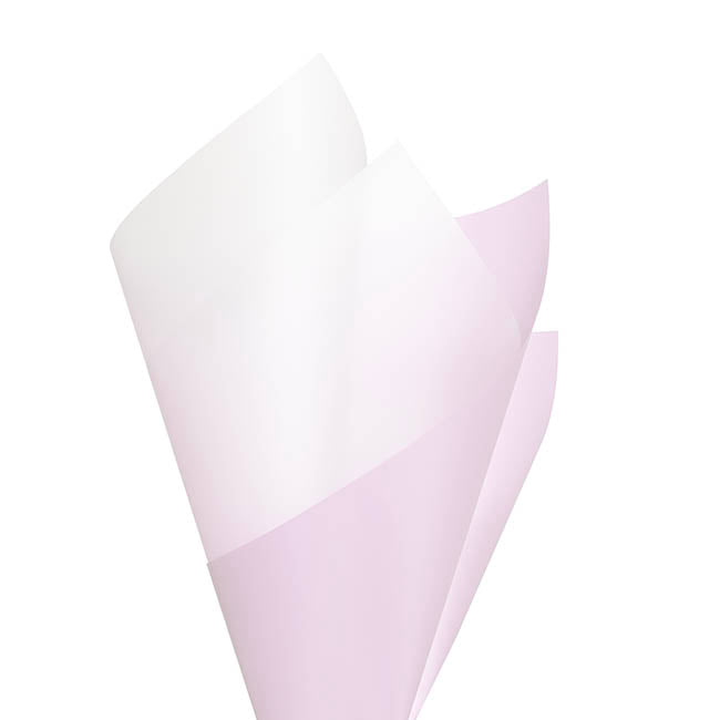 Cello Frosted 50mic Ombre Effect Lilac Pk100 (50x70cm)