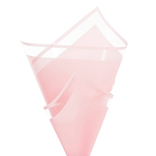 Cello Vivid Edge 50mic Wrap Light Pink Pack 100 (58x58cm)