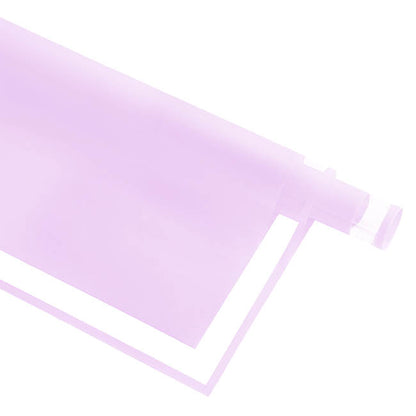 Cello Vivid Edge 50mic Flower Wrap Lilac Pack 100 (58x58cm)