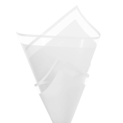 Cello Vivid Edge 50mic Flower Wrap White Pack 100 (58x58cm)