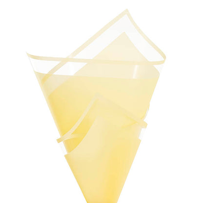 Cello Vivid Edge 50mic Flower Wrap Sunshine Pk100 (58x58cm)