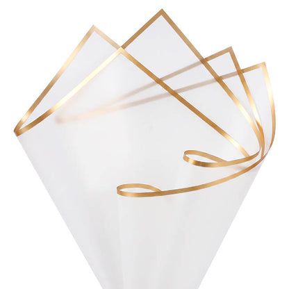Cello Frosted Gold Edge 50mic Semi-Transparent Pk60(58x58cm)